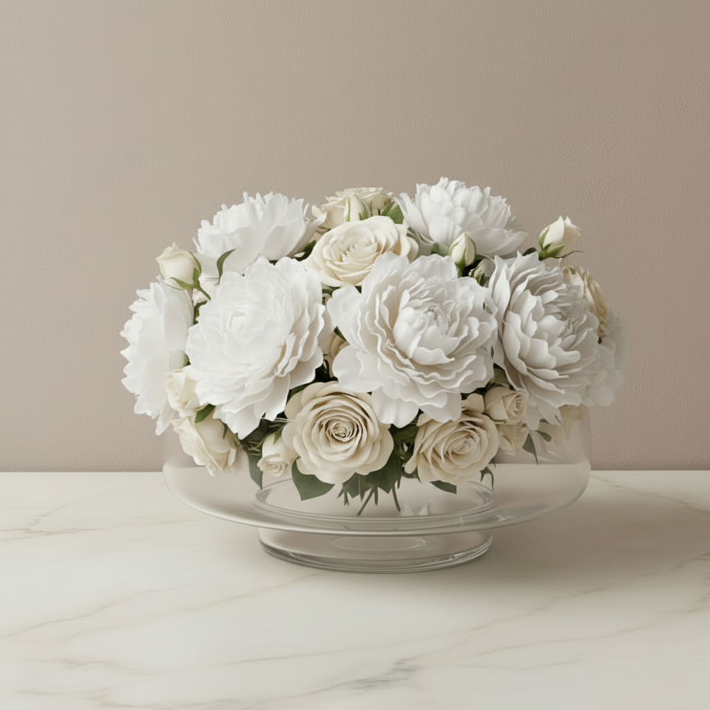 Amaya Glass Bowl – Clear | 26cm