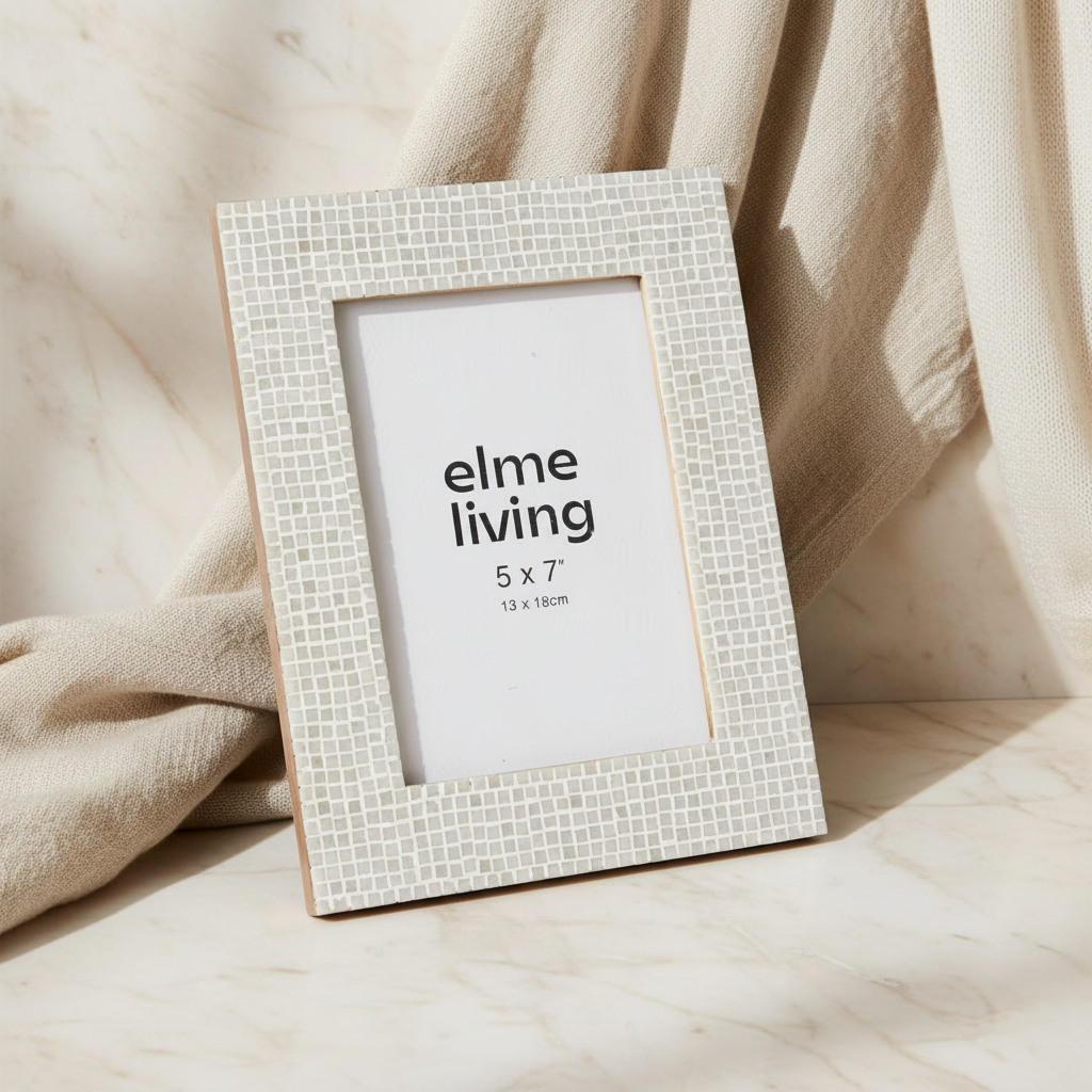 Cambria Photo Frame – White