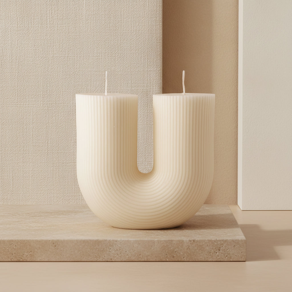 Arch Candle-Natural-Lime, Basil & Citrus-0