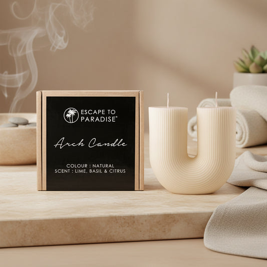 Arch Candle-Natural-Lime, Basil & Citrus-1