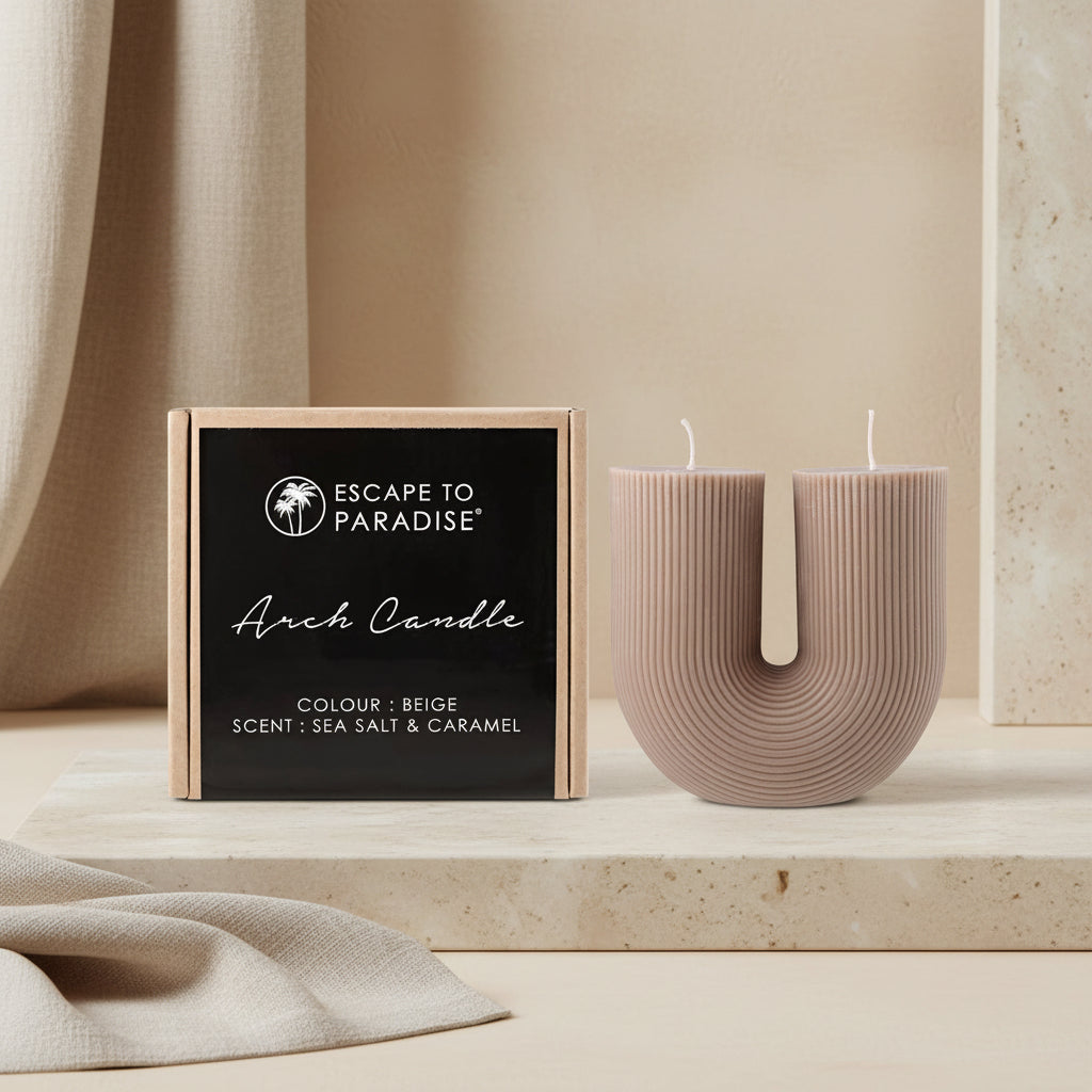 Arch Candle-Beige-Sea Salt & Caramel-1