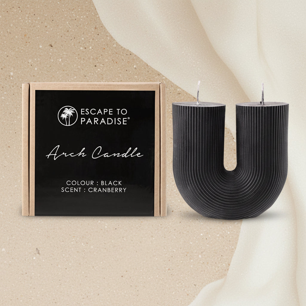 Arch Candle-Black-Cranberry-1