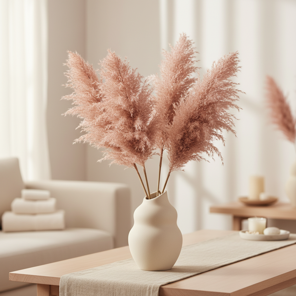 Pampas Field Grass Decor Spray Pack Of 12